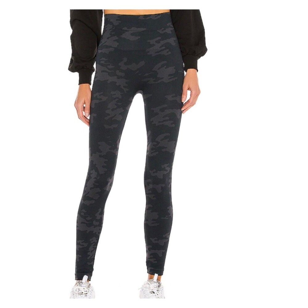 Spanx Look at Me Now Leggings Camouflage Pull-on  M - Picture 2 of 8